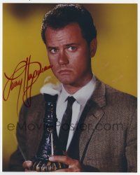 2d0825 LARRY HAGMAN signed color 8x10 REPRO still '90s great close up from I Dream of Jeannie!