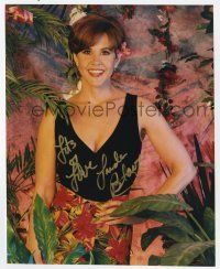 2d0828 LINDA BLAIR signed color 8x10 REPRO still '00s many years after Exorcist but still striking!