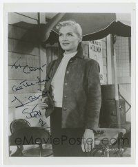 2d1087 LIZABETH SCOTT signed 8x10 REPRO still '80s great close up in a scene from Loving You!
