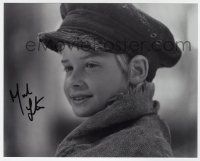2d1094 MARK LESTER signed 8x10 REPRO still '80s great super close up as Oliver Twist!