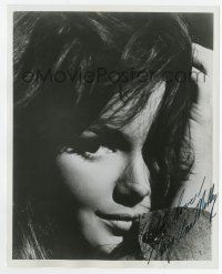 2d1101 MARY ANN MOBLEY signed 8.25x10 REPRO still '80s sexy super c/u with hair over her eye!