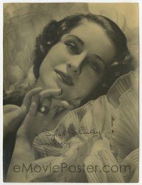 2d0543 NORMA SHEARER signed deluxe 6.5x8.75 still '30s wonderful c/u of the beautiful actress!