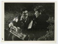 2d1108 OMAR SHARIF signed 8x10 REPRO still '79 great close up with Gregory Peck in Mackenna's Gold!