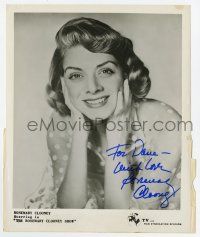 2d0561 ROSEMARY CLOONEY signed TV 8.25x10 still '50s great smiling portrait from her own TV show!