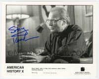 2d0566 STACY KEACH signed 8x10 still '98 close up as the Neo-Nazi leader in American History X!