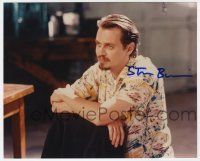 2d0910 STEVE BUSCEMI signed color 8x10 REPRO still '00s great c/u as Mr. Pink in Reservoir Dogs!