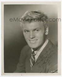 2d0567 TAB HUNTER signed 8.25x10 still '52 super young portrait when he was in Island of Desire!