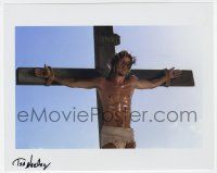 2d0918 TED NEELEY signed color 8x10 REPRO still '90s as crucified Jesus from Jesus Christ Superstar!