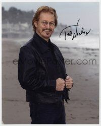 2d0919 TED NEELEY signed color 8x10 REPRO still '90s great smiling portrait standing on the beach!