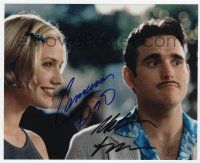 2d0920 THERE'S SOMETHING ABOUT MARY signed color 8x10 REPRO still '00s by Cameron Diaz & Matt Dillon