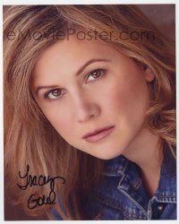 2d0928 TRACEY GOLD signed color 8x10 REPRO still '80s super c/u of Carol Seaver from Growing Pains!
