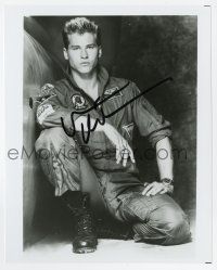 2d1163 VAL KILMER signed 8x10 REPRO still '90s great portrait as Ice Man from Top Gun!