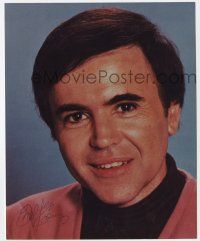 2d0938 WALTER KOENIG signed color 8x10 REPRO still '90s great smiling close up as Star Trek's Chekov