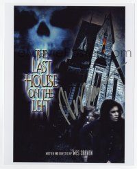 2d0939 WES CRAVEN signed color 8x10 REPRO still '09 on an image for Last House on the Left remake!
