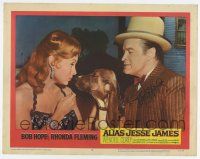 2d0055 ALIAS JESSE JAMES signed LC #3 '59 by Bob Hope, who's with sexy Rhonda Fleming & cute dog!