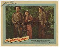 2d0069 FLAME BARRIER signed LC #7 '58 by Arthur Franz, who's with Crowley & Brown in the jungle!