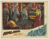 2d0093 OUTPOST IN MOROCCO signed LC #3 '51 by Marie Windsor, who's with Tamiroff & Legionnaires!