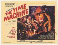 2d0363 TIME MACHINE signed TC REPRO '61 by Alan Young, who played Filby, great Reynold Brown art!