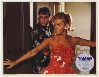 2d0111 TOMMY signed LC #2 '75 by Ann-Margret, who's close up in a sexy red dress by Oliver Reed!