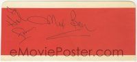 2d0389 MAX BAER JR. signed signed 4x8 cut airline folder '70s can be framed with a repro still!