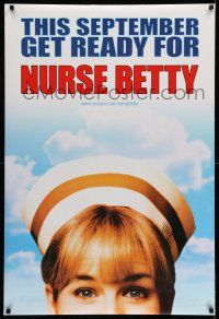 2d0625 NURSE BETTY signed DS teaser 1sh '00 by Renee Zellweger, get ready for her!