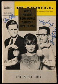 2d0161 APPLE TREE signed playbill '66 by Alan Alda, Larry Blyden, Barbara Harris AND Mike Nichols!