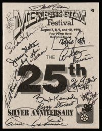 2d0204 MEMPHIS FILM FESTIVAL signed souvenir program book '96 by SIXTEEN different people!