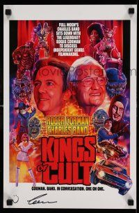 2d0602 KINGS OF CULT signed 13x19 special '15 by Charles Band, 1 on 1 documentary w/ Roger Corman!