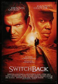 2d0643 SWITCHBACK signed 1sh '97 by BOTH Dennis Quaid AND Danny Glover!