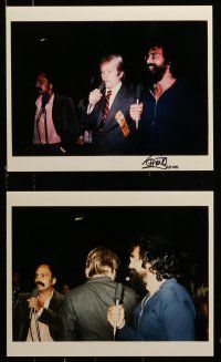 2d0571 TOMMY CHONG set of 10 8x10 candid photos '00 ONE signed, great images with Cheech Marin!