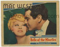 2f544 BELLE OF THE NINETIES LC '34 romantic close up of sexy Mae West with Johnny Mack Brown!