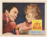 2f585 CAT BALLOU LC '65 Michael Callan shows pocket watch to sexy cowgirl Jane Fonda!