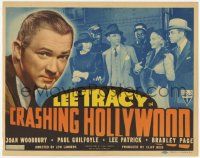 2f059 CRASHING HOLLYWOOD TC '38 ex-con Lee Tracy helps author Joan Woodbury write a screenplay!