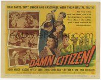 2f064 DAMN CITIZEN TC '58 Keith Andes had the guts to buck and break the vice machine!