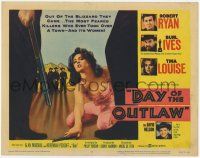 2f072 DAY OF THE OUTLAW TC '59 feared killers Robert Ryan & Burl Ives take Tina Louise & her town!