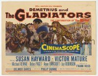 2f078 DEMETRIUS & THE GLADIATORS TC '54 Victor Mature & Susan Hayward in sequel to The Robe!