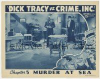2f631 DICK TRACY VS. CRIME INC. chapter 5 LC '41 bad guy holds gun on Lucifer, Republic serial!