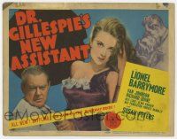 2f100 DR. GILLESPIE'S NEW ASSISTANT TC '42 different image of Lionel Barrymore & sexy Susan Peters!