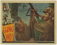 2f692 GUNG HO LC '43 close up of Rod Cameron attacking Japanese soldier in the jungle!