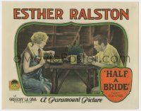 2f695 HALF A BRIDE LC '28 pretty castaway Esther Ralston watches yacht captain Gary Cooper!