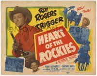 2f160 HEART OF THE ROCKIES TC '51 great images of Roy Rogers & Trigger, Penny Edwards!