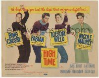 2f166 HIGH TIME TC '60 Blake Edwards directed, Bing Crosby, Fabian, sexy young Tuesday Weld!