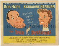 2f189 IRON PETTICOAT TC '56 great art of Bob Hope & Katharine Hepburn, they're hilarious together!