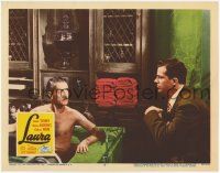 2f763 LAURA LC #6 R52 Dana Andrews is uncomfortable questioning Clifton Webb naked in his tub!
