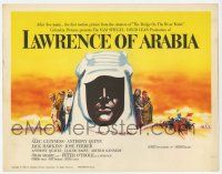 2f208 LAWRENCE OF ARABIA pre-Awards TC '62 David Lean classic, Peter O'Toole, best silhouette art!