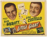2f217 LITTLE GIANT TC '46 Bud Abbott & Lou Costello sell vaccuum cleaners, great art!