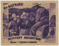 2f812 MYSTERY MOUNTAIN chapter 7 LC '34 Ken Maynard caught by bad guys saved by Tarzan the Cunning!