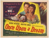 2f300 ONCE UPON A DREAM TC '49 Googie Withers thinks her dream really happened!