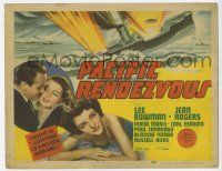 2f304 PACIFIC RENDEZVOUS TC '42 Lee Bowman is caught in a love trap of a modern Mata Hari!