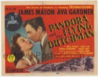 2f306 PANDORA & THE FLYING DUTCHMAN TC '51 romantic c/u of James Mason & sexy Ava Gardner!